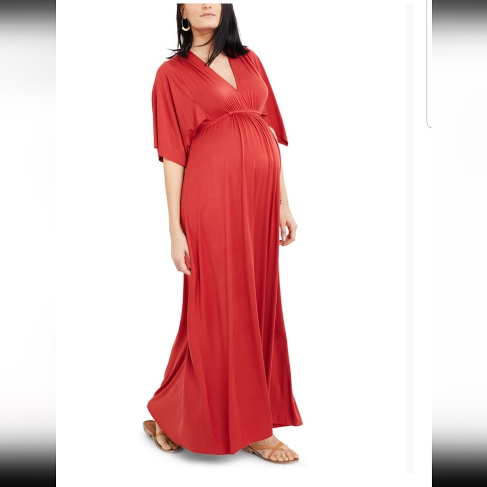 Rachel Pally Rust Maternity Dress